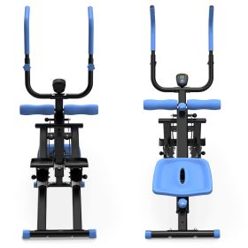 Multifunctional 2-In-1 Stair Stepper And Ab Workout Machine Blue