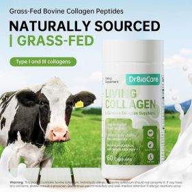 Active Collagen L-Carnitine Compound Dietary Supplement, Grass-Fed Bovine Collagen Peptides, Bovine Colostrum, Cinnamon Extract, Mulberry Leaf Ex (style: capsule-1)